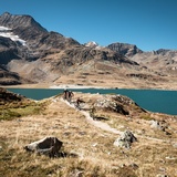 Biker am Lago Bianco