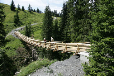 Hängebrücke Imschlacht, Obersaxen