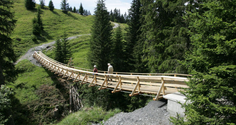 Hängebrücke Imschlacht, Obersaxen