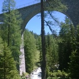 Bahnerlebnisweg zwischen Preda und Bergün © BFT