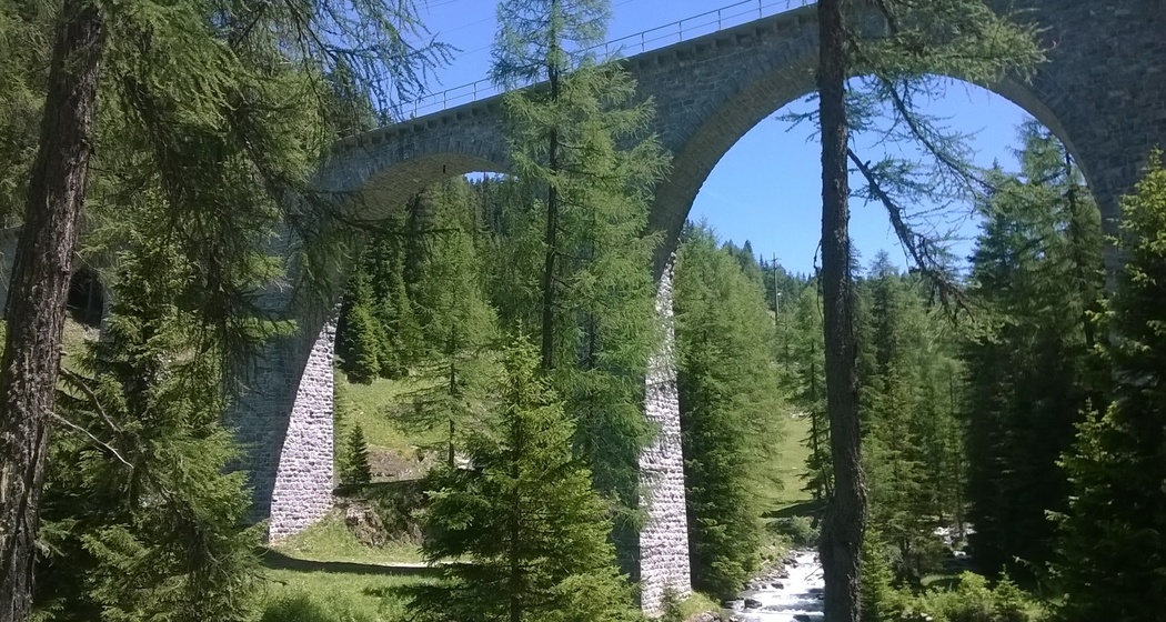 Bahnerlebnisweg zwischen Preda und Bergün © BFT