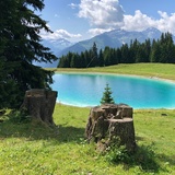 Speichersee in der Nähe vom Triel.