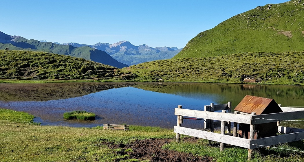 Carschinasee mit Grillstelle