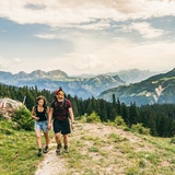 Aufstieg zur Spitzmeilenhütte