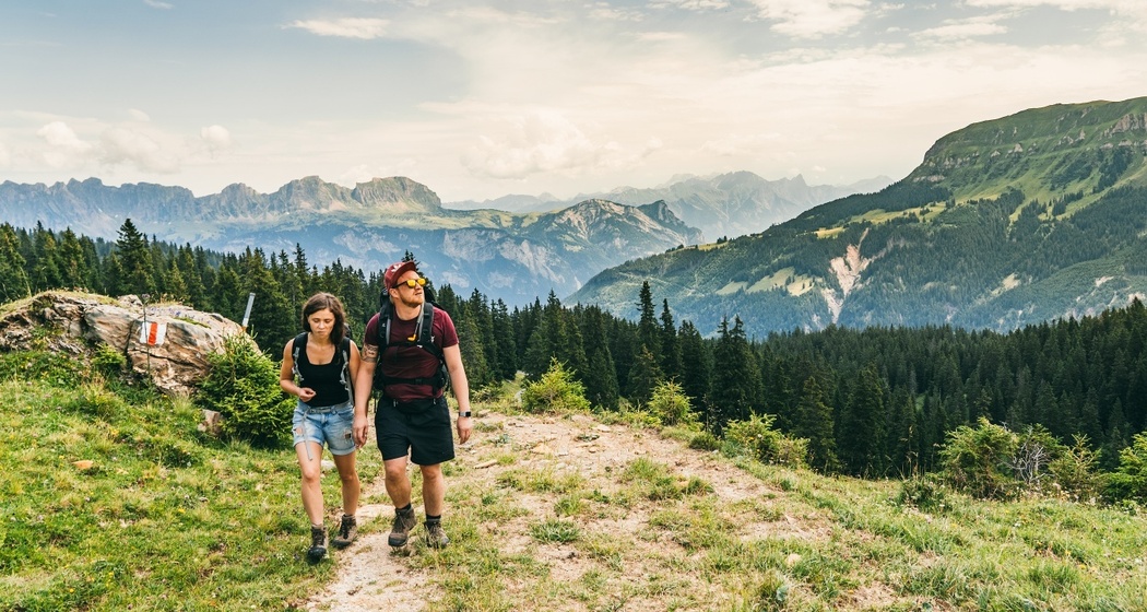 Aufstieg zur Spitzmeilenhütte