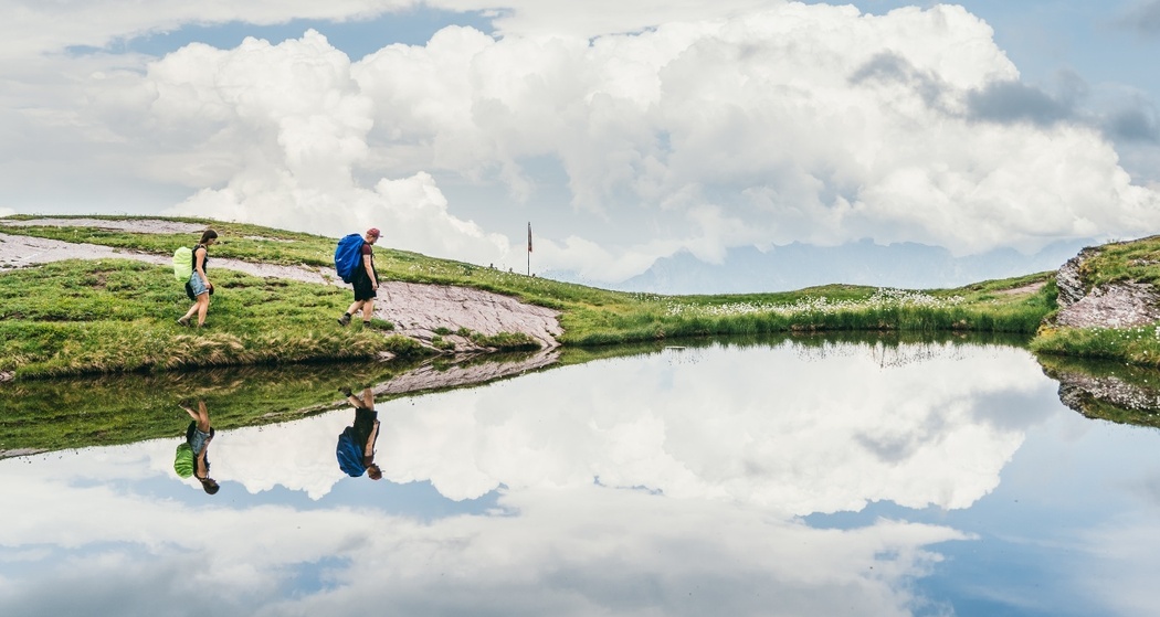 Auf dieser Route ist das Wasser ein ständiger Begleiter.