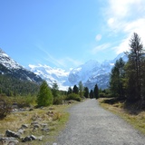 Percorso del ghiacciaio Morteratsch