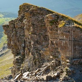 Échelle sur le parcours au-dessus du Beverin Pintg