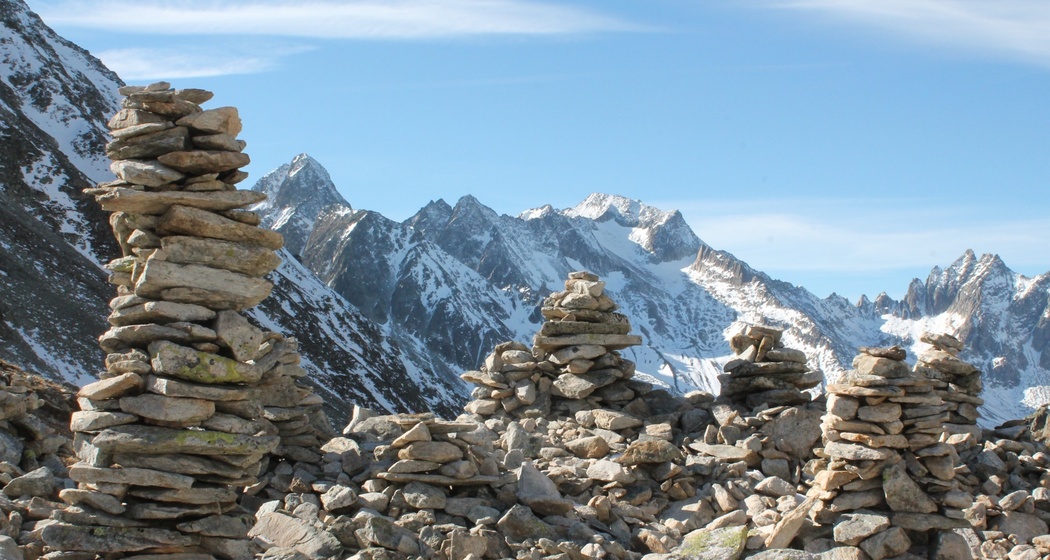 Steinmänner halten Wache