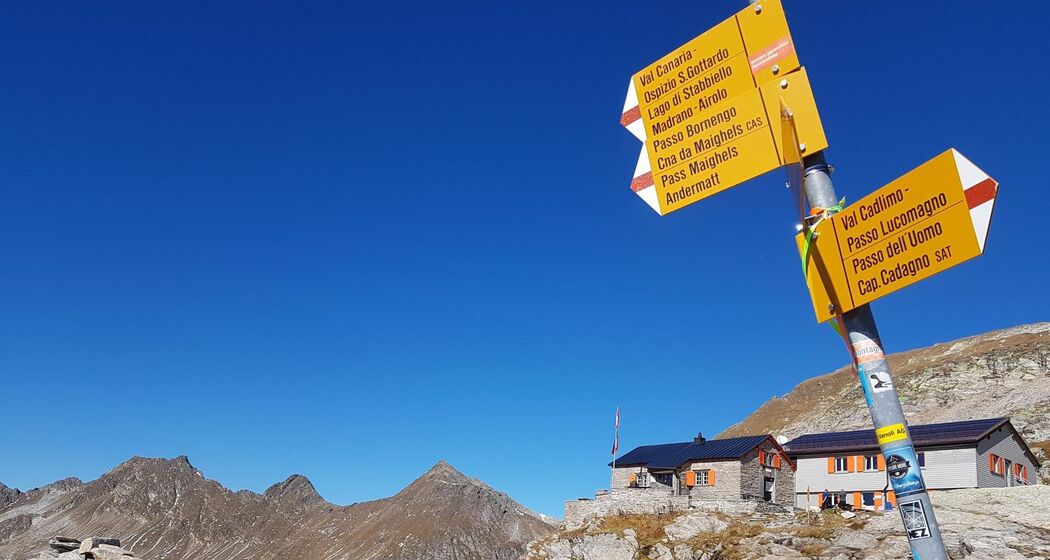 Zwischenhalt Cadlimohütte