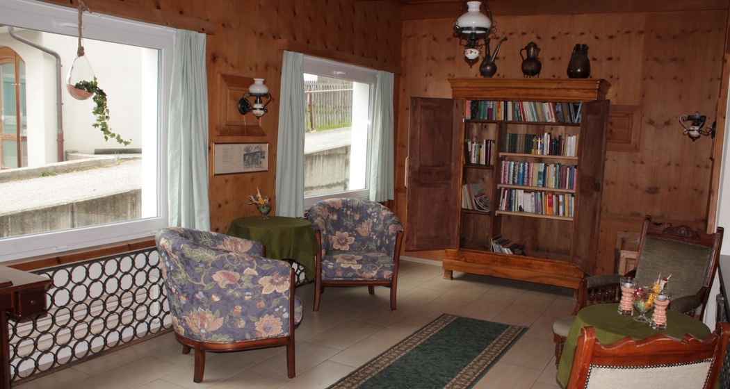 Sitz- und Leseecke zum länger verweilen