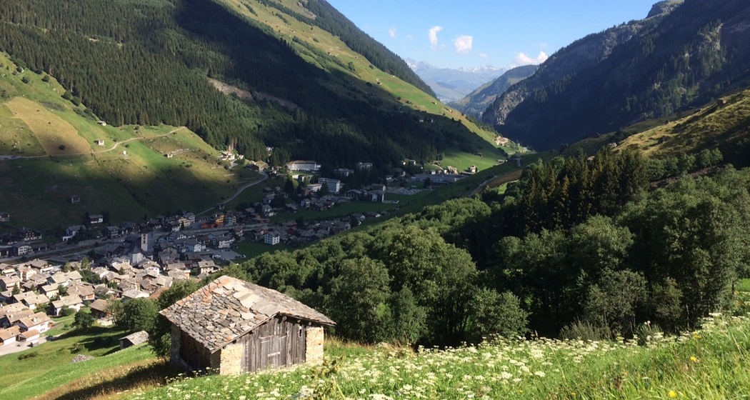 Blick nach Vals