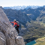 Klettersteig Partnunblick mit Partnunsee