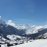 Vista valle verso Pèz Terri