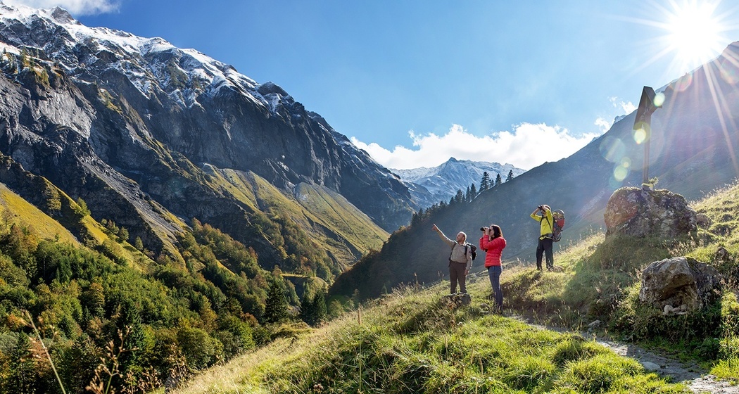 Auf der ViaGeoalpina von Weisstannen nach Elm