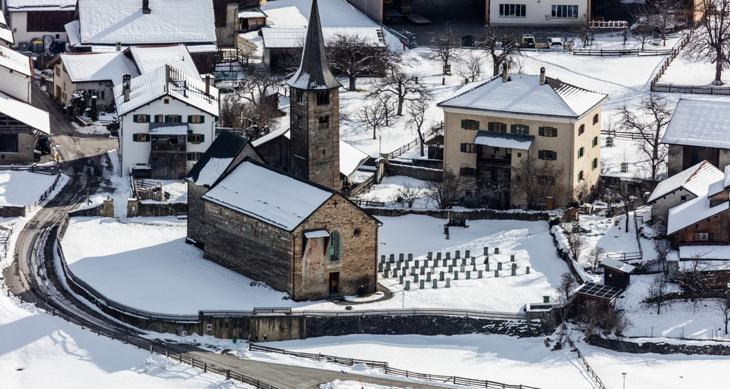 Kirche St. Martin im Winter