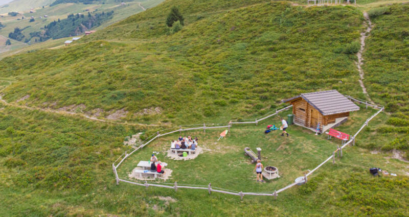 Feuerstelle Plàmpoort, Obersaxen