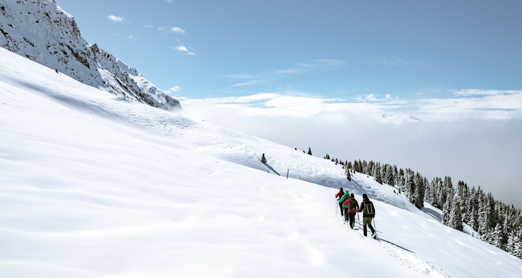 Schneeschuh in Lenzerheide
