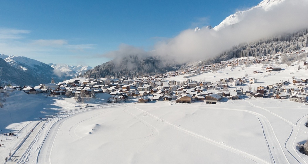 Loipe Plaun Rueun in Brigels