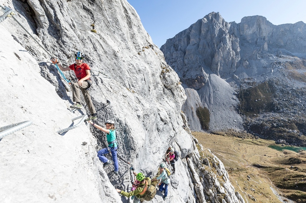 Via Ferrata Familiare Partnunblick