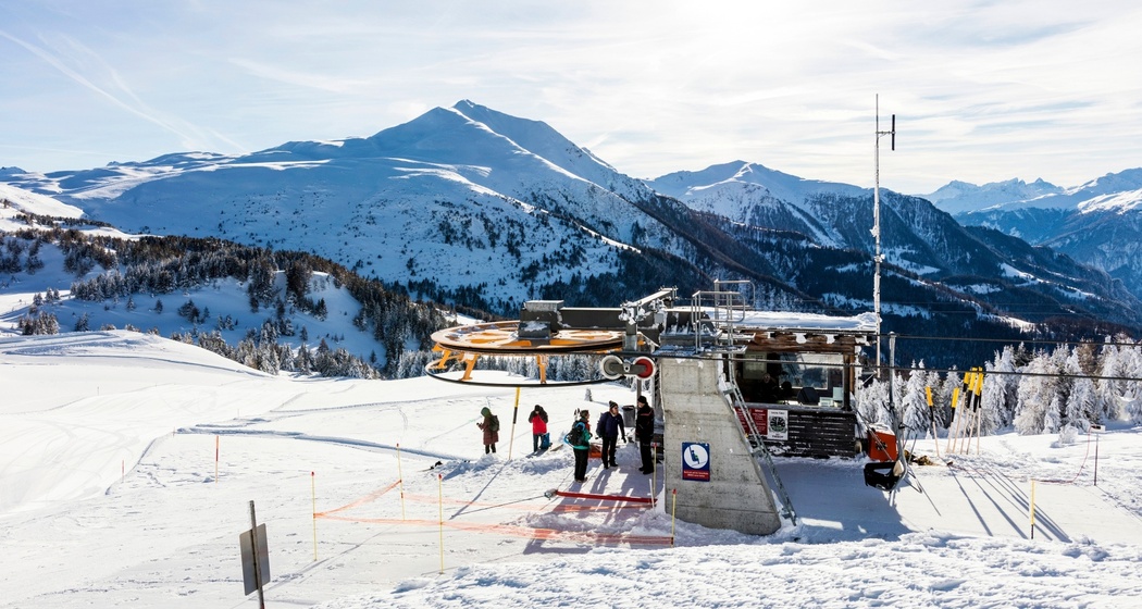 Bergstation Sesselbahn Feldis-Mutta