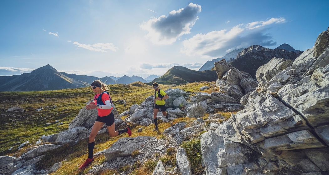 Trailrunner beim Caveljoch