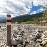 On the bank of the Rom