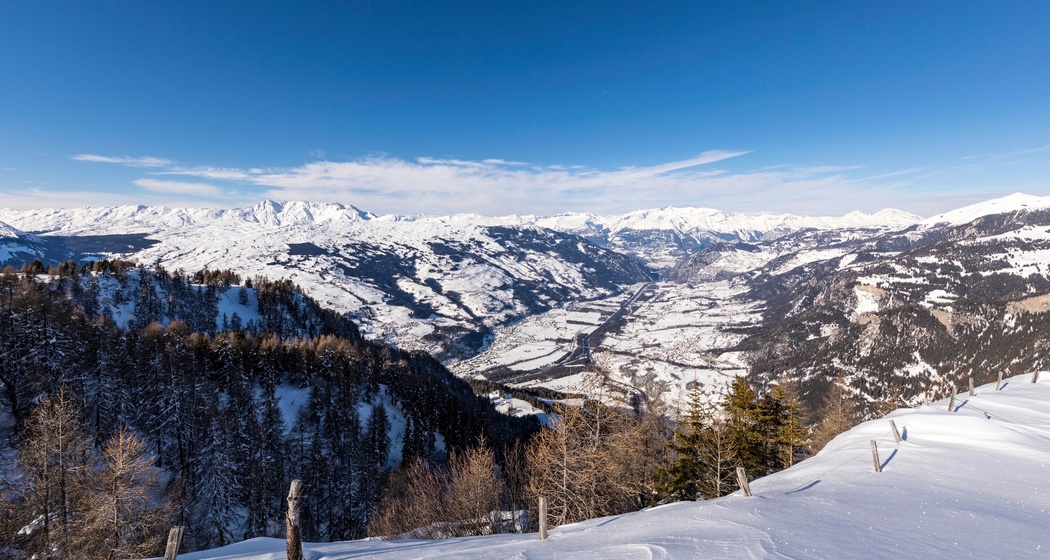 Aussicht von der Muttner Höhi