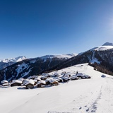 chemin de randonnée hivernale Muttner Höhi