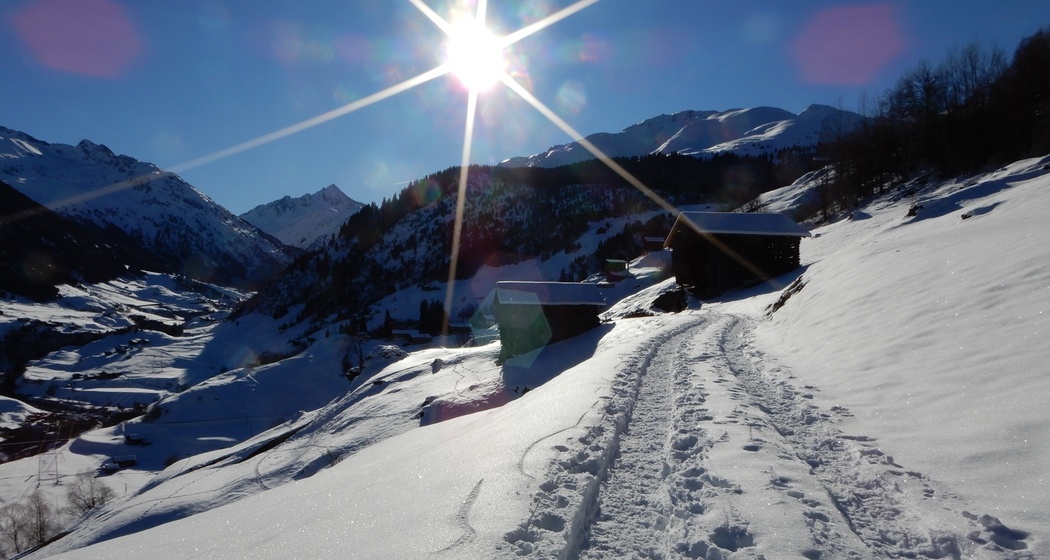 Ein Blick zurück Richtung Mutschnengia