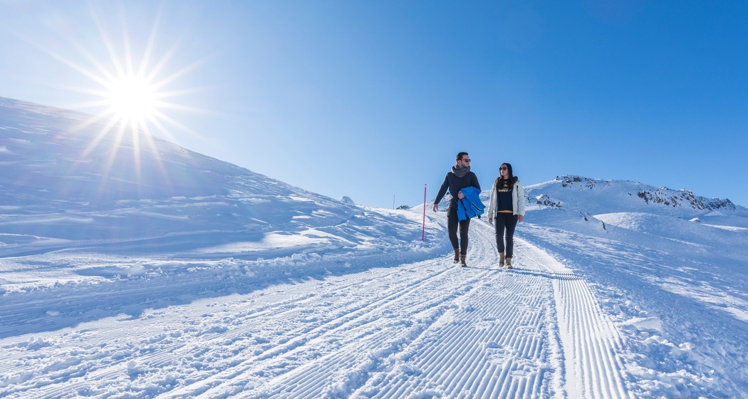 Winterwanderweg Corviglia-Marguns