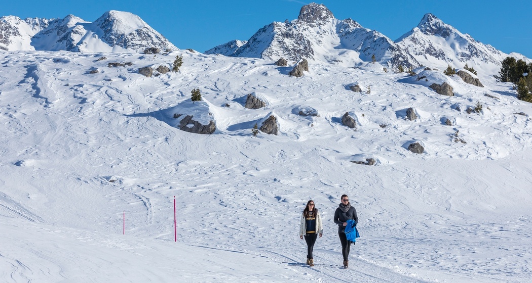 Winterwanderweg Corviglia-Marguns