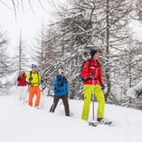parcours en raquettes à Sils