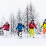 parcours raquettes à neige à Sils