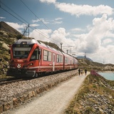 Il Lago Bianco al passo del Bernina