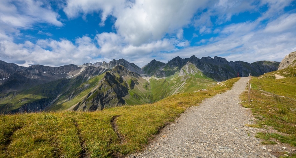 Die Wege auf diesem Trail sind breit und gut unterhalten