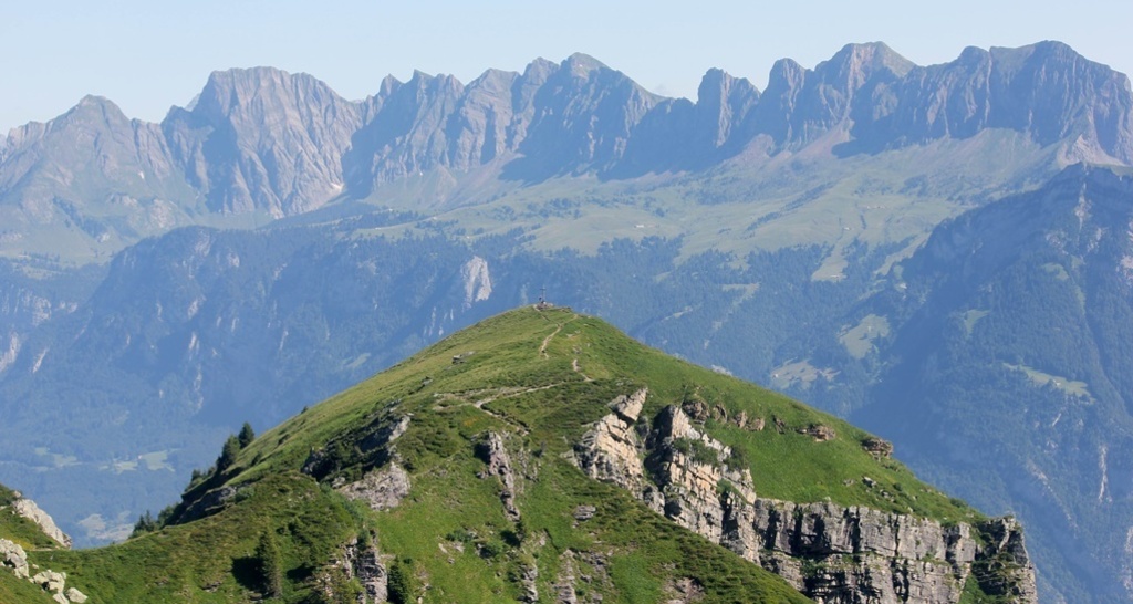 Blick zurück auf den Garmil