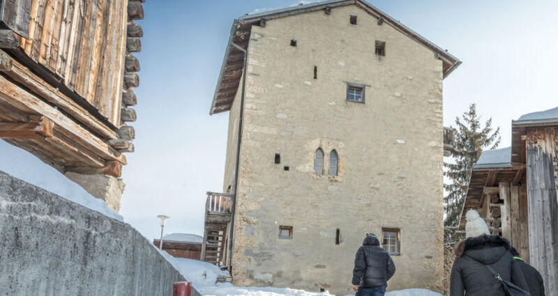 Turm Casaulta, Winter