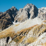 Alpine Bergwelt.
