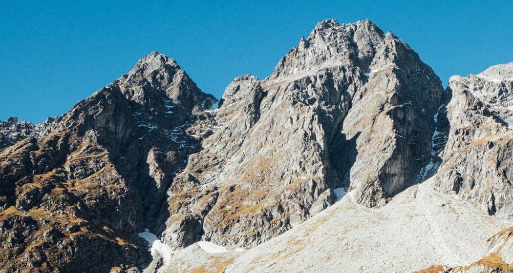 Alpine Bergwelt.