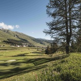 View of the family ski area of Zuoz