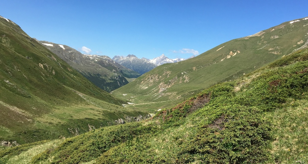 Blick zurück ins Val Chamuera