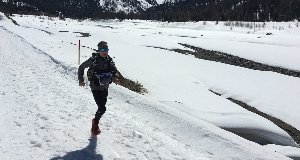 Trailrunner bei Morteratsch