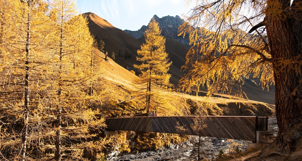 Brücke über die Ova da Trupchun