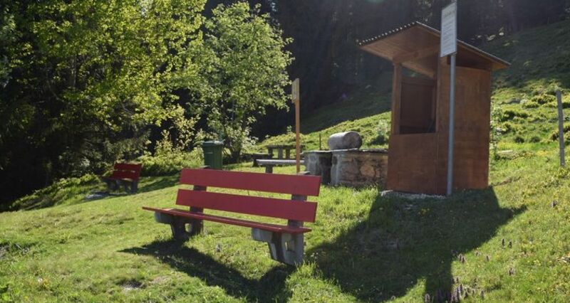 Feuerstelle/Grillplatz Bleika, Obersaxen