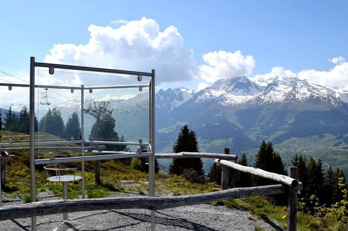Durchblick Panoramatafel Kartitscha