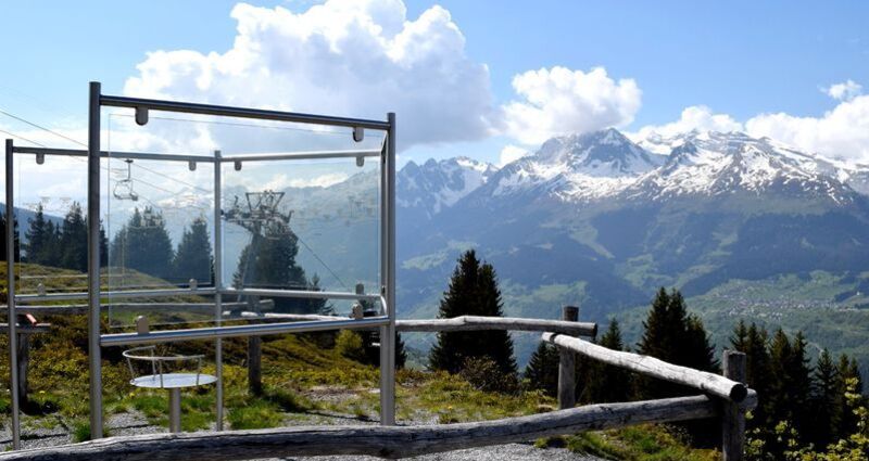 Durchblick Panoramatafel Kartitscha