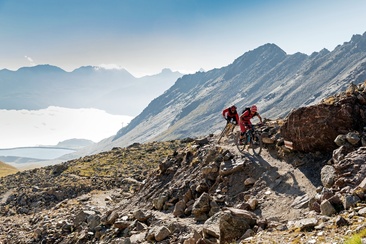 Bike-Trail im Val Schlattain