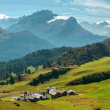 Blick auf Grevasalvas