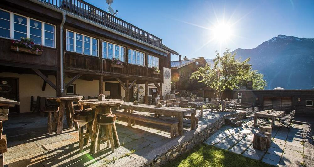 Maiensässhotel Guarda Val im Sommer